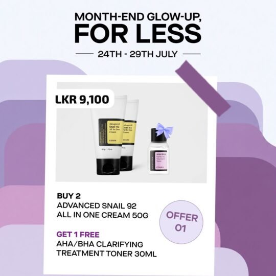 Offer 01 - buy 2 advanced snail 92 all in one cream 50g Get Aha/Bha clarifying toner 30ml
