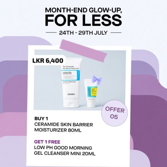 Offer 5 - Buy ceramide skin barrier moisturizer get low ph cleanser 20ml free
